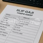 Contoh Slip Gaji Tanpa KWSP